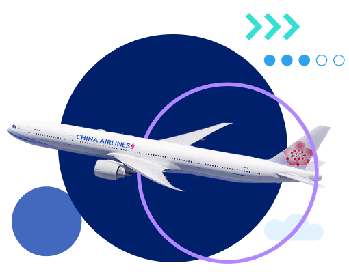 China Airlines Cargo image of aircraft for WebCargo landing page